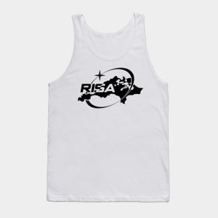 Rottnest Island Space Agency (RISA) Logo Black Tank Top